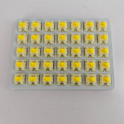 Gateron KS-3X1 Milky Yellow Pro Switch (35Pcs/Box)