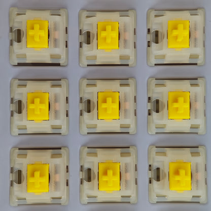 Gateron KS-3X1 Milky Yellow Pro Switch (35Pcs/Box)