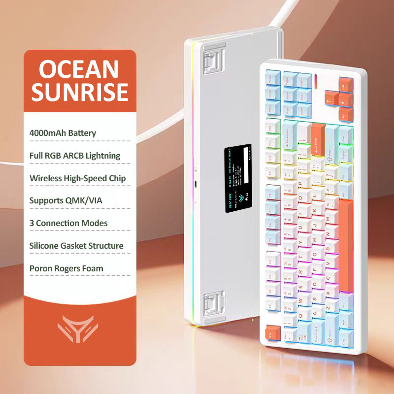 LINKY 87 TKL Customized Mechanical Keyboard 87 Keys Wired