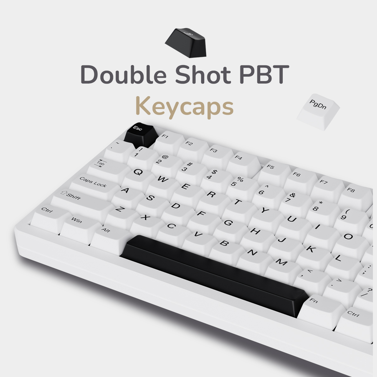 INKY 75 Aluminum Custom Mechanical Keyboard Tri-Mode 75% Layout – Elec Fox