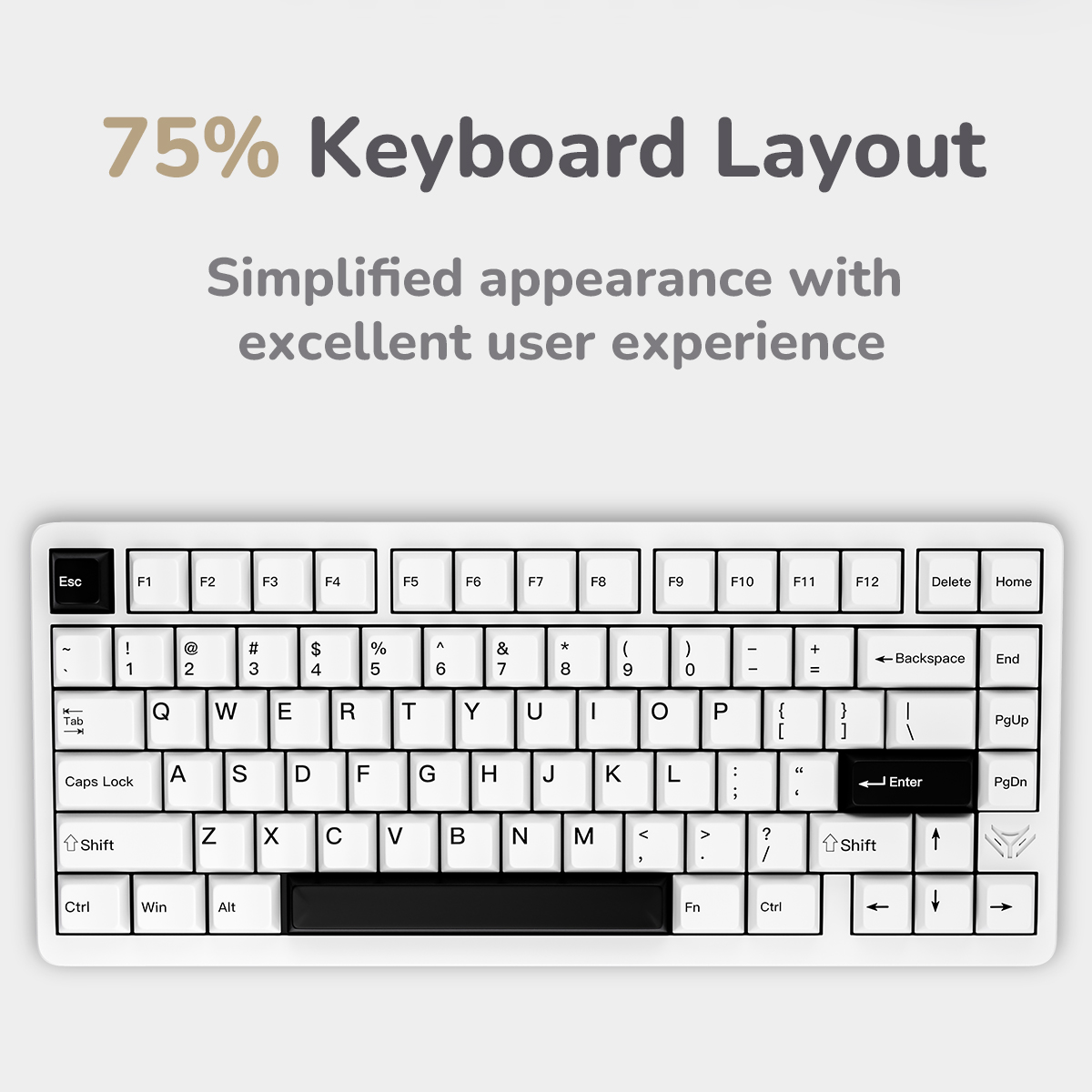 INKY 75 Aluminum Custom Mechanical Keyboard Tri-Mode 75% Layout – Elec Fox